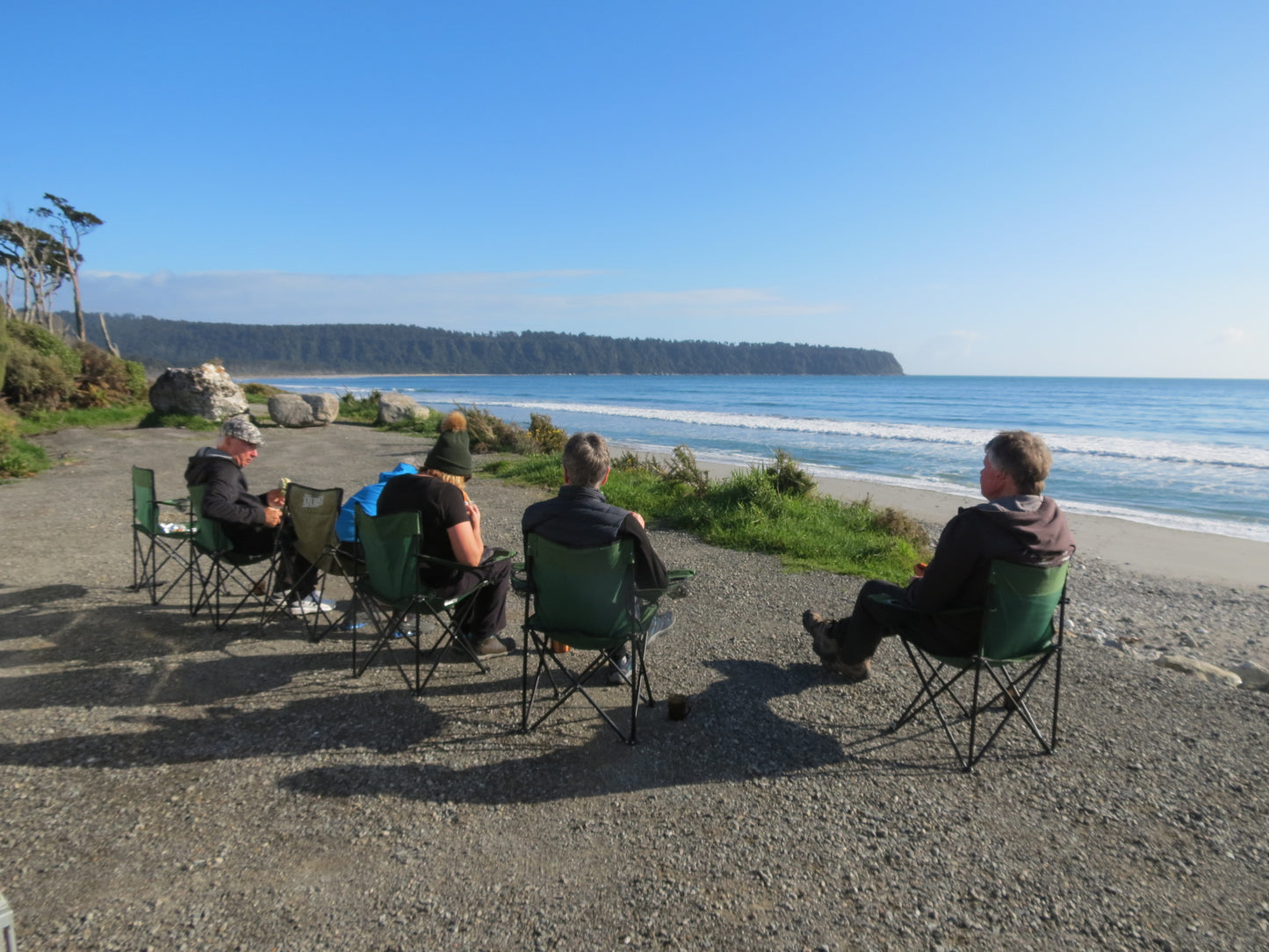 Alps2Ocean Guided Tours - White Heron Spring Tour, beachside lunch