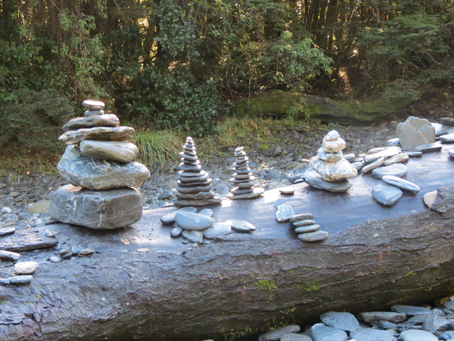 Alps2Ocean Guided Tours - White Heron Spring Tour, rock stacks